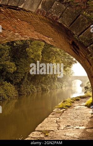 Der ruhige Kennet und Avon Kanal Stockfoto