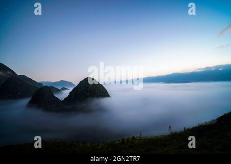 Nho Que Fluss in der Provinz Ha Giang im Norden Vietnams Stockfoto