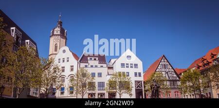 Panorama von Jena in Thüringen Stockfoto