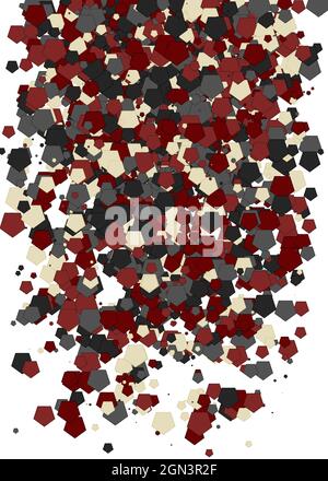 Bunte Universum Verteilung Computational Generative Art Hintergrunddarstellung Stock Vektor