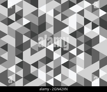 Nahtlose Muster, polygonal Mosaik abstrakte Geometrie Hintergrund. Für kreatives Design Vorlagen verwendet Stockfoto