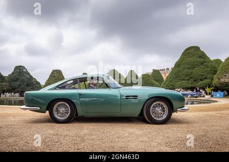 1960 Aston Martin DB4 GT, Concours of Elegance 2021, Hampton Court Palace, London, Großbritannien Stockfoto