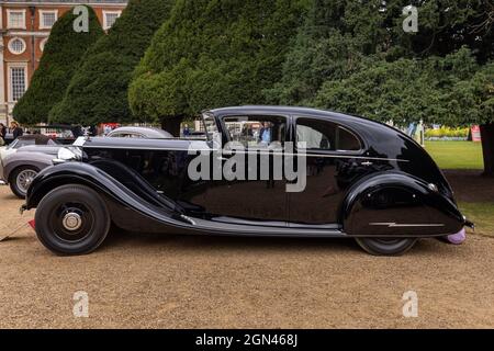 1937 Rolls-Royce Phantom III Airline Limousine, Concours of Elegance 2021, Hampton Court Palace, London, Großbritannien Stockfoto