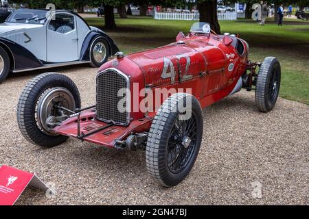 1932 Alfa Romeo P3 Tipo B-3, Concours of Elegance 2021, Hampton Court Palace, London, Großbritannien Stockfoto