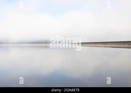 Kielder Dam, Kielder Water & Forest Park, Northumberland, Großbritannien Stockfoto