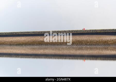 Kielder Dam, Kielder Water & Forest Park, Northumberland, Großbritannien Stockfoto