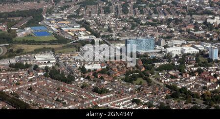 Luftaufnahme von Hull Royal Infirmary aus dem Süden, Hull Stockfoto
