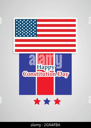 USA Constitution Day Stock Vektor