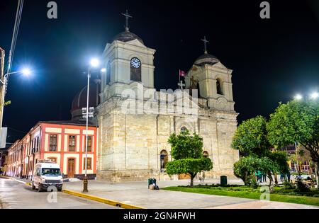 Kathedrale der Allerheiligsten Dreifaltigkeit in Huancayo, Peru Stockfoto