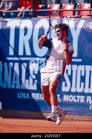 Der spanische Tennisspieler Alberto Barasategui, 1990er Jahre Stockfoto