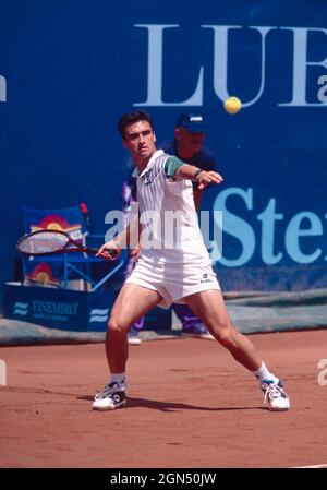 Der spanische Tennisspieler Alberto Barasategui, 1990er Jahre Stockfoto