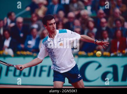 Der spanische Tennisspieler Alberto Barasategui, 1990er Jahre Stockfoto