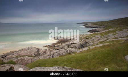 Luskentyre Strand Insel Harris Stockfoto