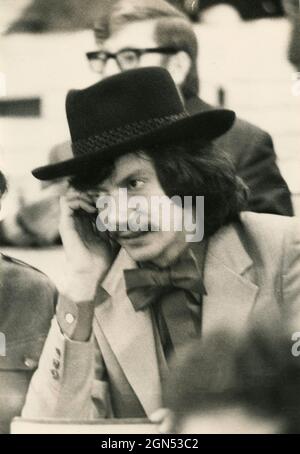 Französischer Popsänger Antoine, Italien 1970 Stockfoto