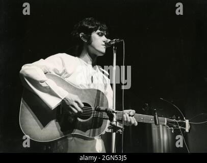 Die schottische Sängerin Donovan, 70er Jahre Stockfoto