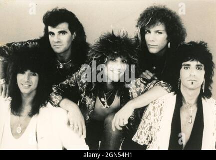 Italienische Rockband Litfiba, 1980er Jahre Stockfoto