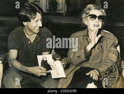 Der amerikanische Schauspieler Dustin Hoffman, 1980er Jahre Stockfoto