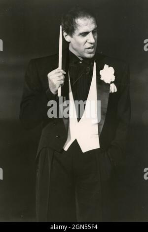 Adriano Celentano, italienischer Sänger und Schauspieler, 1980er Jahre Stockfoto