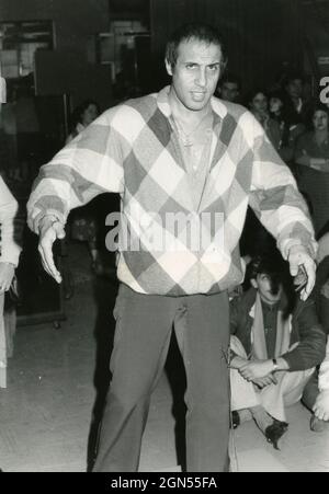 Adriano Celentano, italienischer Sänger und Schauspieler, 1980er Jahre Stockfoto