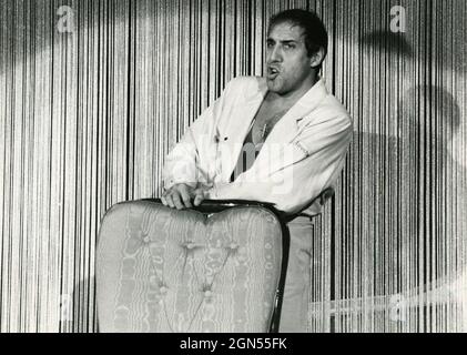 Adriano Celentano, italienischer Sänger und Schauspieler, 1980er Jahre Stockfoto