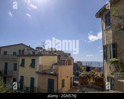 Manarola cinque terre malerisches Dorf ligurien italien Stockfoto