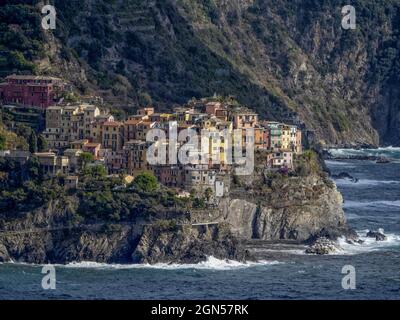 Manarola cinque terre malerisches Dorf ligurien italien Stockfoto