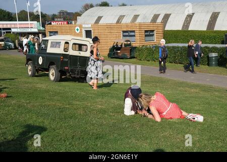 September 2021 - Goodwood Revival Stockfoto