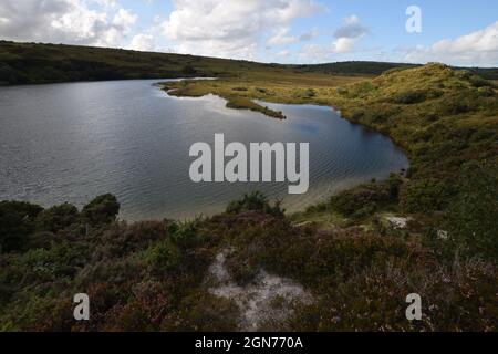 Glynn Valley China Clay Works Temple Bodmin Moor Cornwall Stockfoto