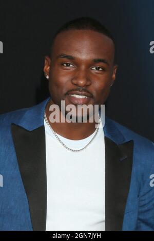 LOS ANGELES - SEP 22: Gerald Caesar bei der Dear Evan Hansen Premiere in der Disney Concert Hall am 22. September 2021 in Los Angeles, CA (Foto: Katrina Jordan/Sipa USA) Stockfoto