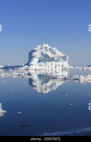 Fantastische Eisbergszenerie in Disko Bay Stockfoto