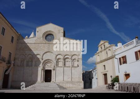 Termoli - Molise - die Kathedrale Santa Maria della Purificazione, Symbol des antiken Dorfes Stockfoto