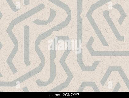 Computer-generierte Hexagon Tile Verbindung Kunst Hintergrund Design Illustration Stock Vektor