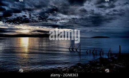 Auchencairn Bay Stockfoto