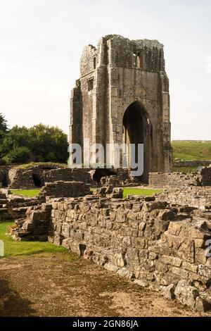 Die Ruinen der Shap Abbey des Prämonstratenserordens, Cumbria, England, Großbritannien Stockfoto