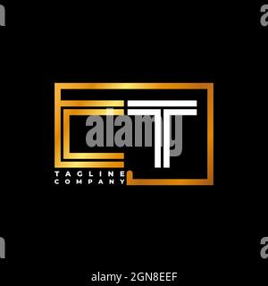 DC Logo Buchstabe Geometrische Fotografie Kamera Form Stil Vorlage Vektor Stock Vektor