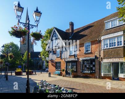 High Street in Solihull, Birmingham, West Midlands, England, Großbritannien Stockfoto