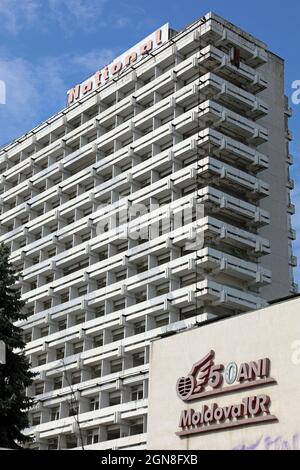 Verkommen National Hotel in Chisinau Stockfoto