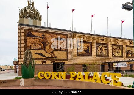 Corn Palace in Mitchell, South Dakota, USA [Keine Eigentumsfreigabe; nur redaktionelle Lizenzierung] Stockfoto