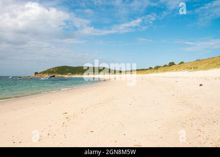 Higher Town Bay, St. Martin's, Isles of Scilly, Großbritannien Stockfoto