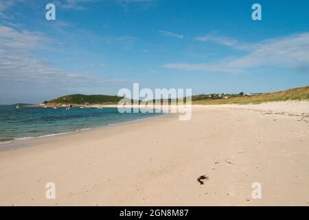 Higher Town Bay, St. Martin's, Isles of Scilly, Großbritannien Stockfoto