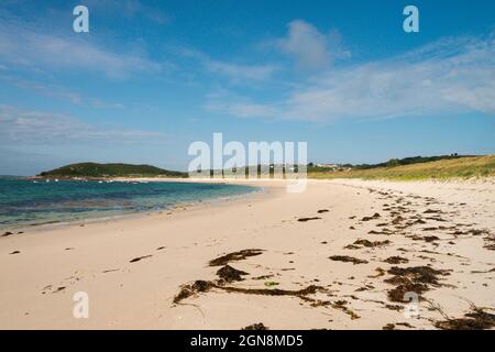 Higher Town Bay, St. Martin's, Isles of Scilly, Großbritannien Stockfoto