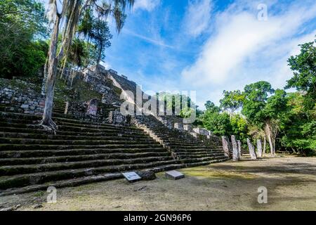 Mexiko, Campeche, Alter Maya-Tempel in Calakmul Stockfoto