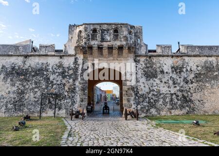 Mexiko, Campeche, San Francisco de Campeche, Puerta de Tierra Stockfoto