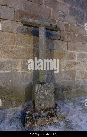 Kirche Santa María Magdalena in der Stadt Barruecopardo, Provinz Salamanca, Spanien Stockfoto