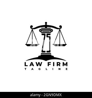 Z Monogramm Logo Buchstaben Säulen geometrische Form Stil Vektor, Anwaltskanzlei Gesellschaft Stock Vektor