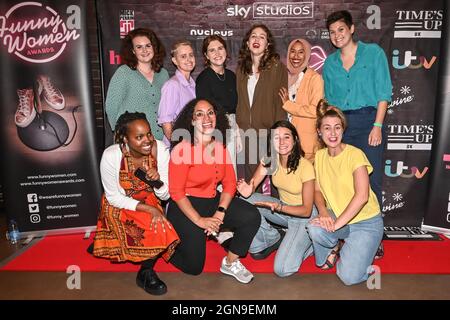 London, Großbritannien. September 23 2021: Red Carpet Funny Women Awards am 23. September 2021 im Bloomsbury Theatre, London. Kredit: Picture Capital/Alamy Live Nachrichten Stockfoto