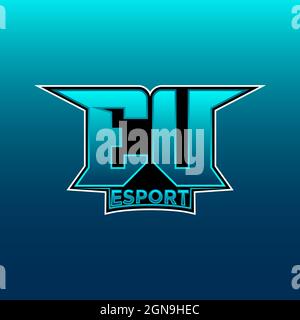 Initial Logo Monogramm Brief, Logo-Design, Logo Brief, Monogramm Design Vorlage, Monogramm Initial. Stock Vektor