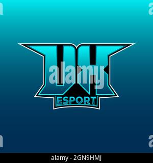 SU Logo Monogramm Gaming mit Gas Form Designs Vorlage Vektor-Symbol modern Stock Vektor