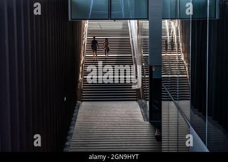 Zugang, Eingang, zum Dänischen Architekturzentrum, Dansk Arkitektur Center, DAC, Kopenhagen, Dänemark, Stockfoto