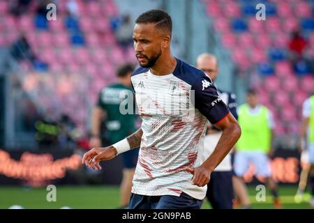 Bologna, Italien. September 2021. Junior Hernani (Genua) während Bologna FC vs Genua FC, Italienische Fußballserie Ein Spiel in Bologna, Italien, September 21 2021 Kredit: Unabhängige Fotoagentur/Alamy Live Nachrichten Stockfoto